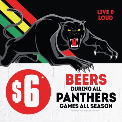 $6 beers during all Panthers game