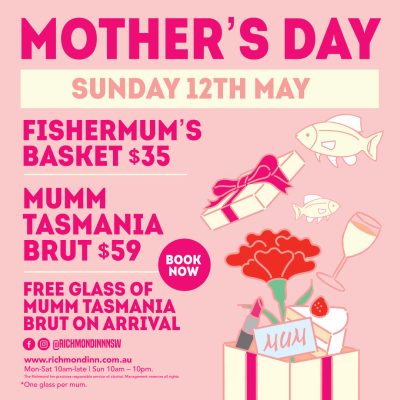 Celebrate Mothers Day at Richmond Inn