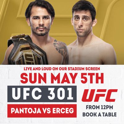 Watch UFC301 Live and Loud at the Richmond Inn
