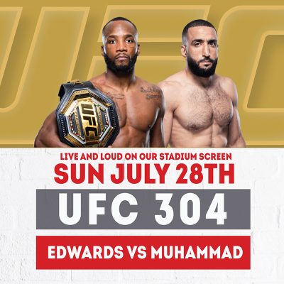UFC304 live and loud at the Richmond Inn